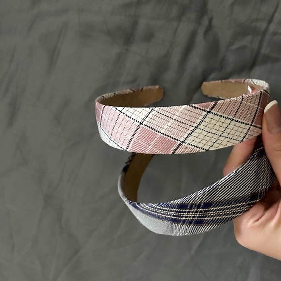 set of 3: y2k plaid academia headbands - Picture 9 of 10